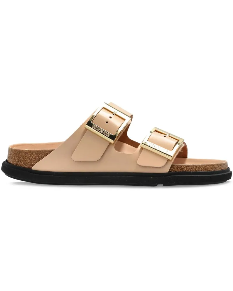 Birkenstock Arizona db Shine New Beige, Natural Leather Beige