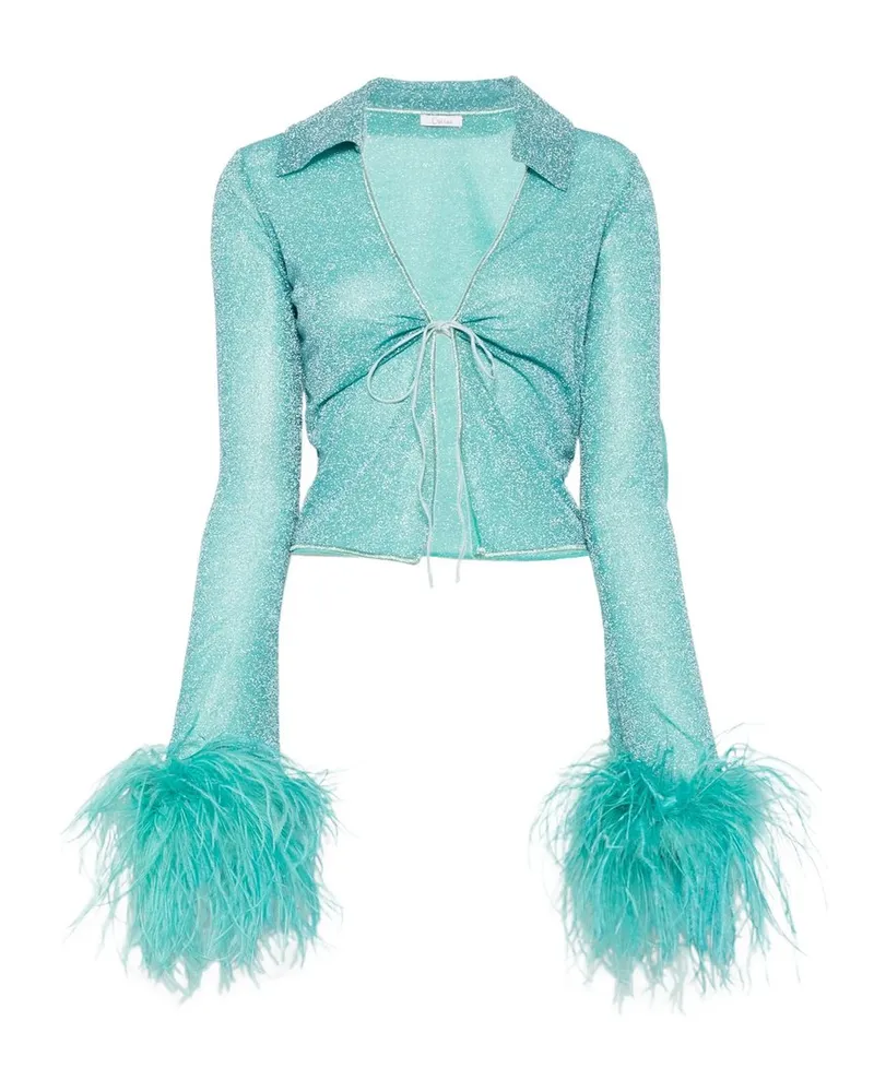 Oséree Lumiere Plumage Slim Shirt Grün