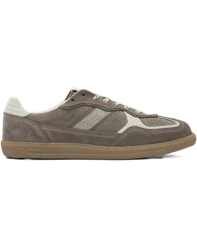 Alohas Tb.490 Rife Taupe Leather Sneakers Grau