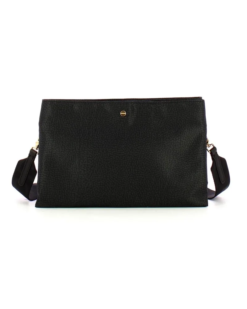 Borbonese Cross Over Tasche s. 933785ah1y66 Schwarz