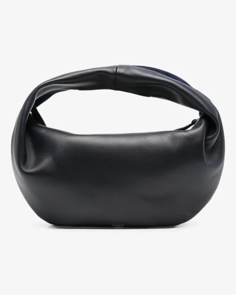 KHAITE Olivia Medium Hobo Blau