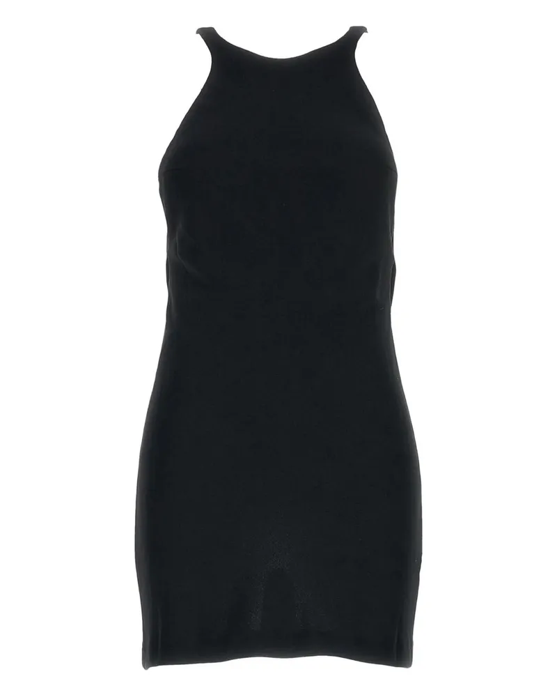ANDAMANE Carmen Mini - Open Back Mini Dress Schwarz
