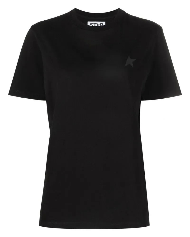 Golden Goose T-Shirt normal Star/W Schwarz