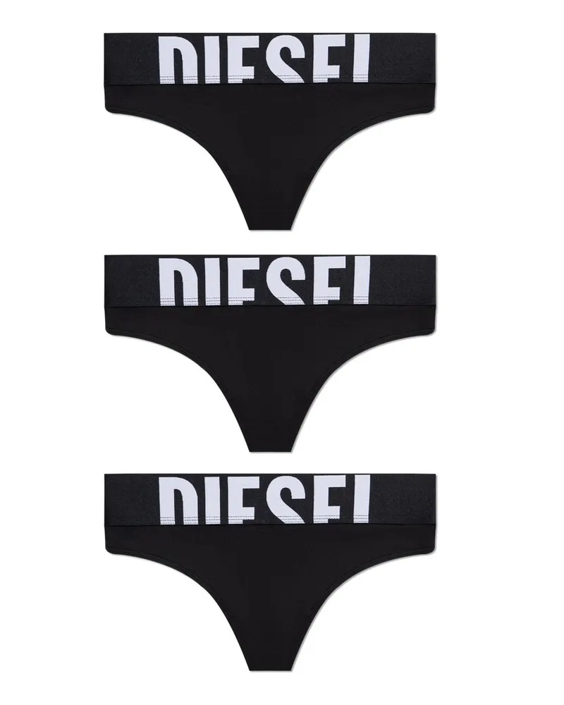 Diesel Slip Stars Threepack Neri Schwarz