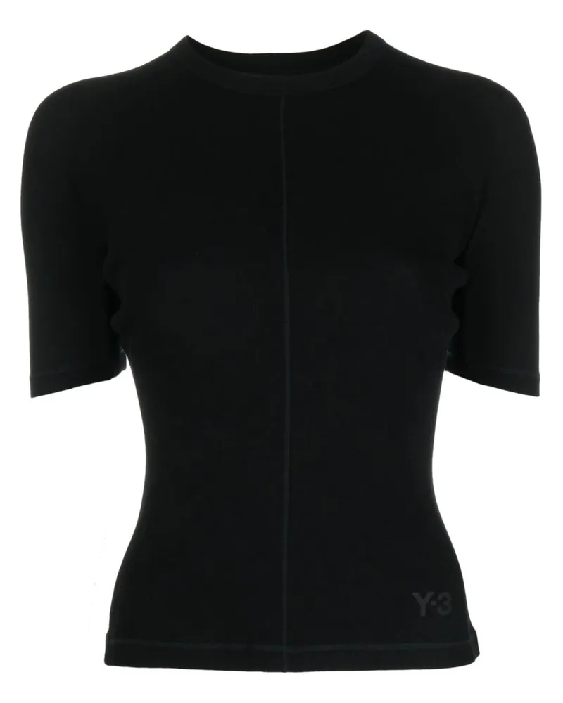 Y-3 Fitted ss Tee Schwarz