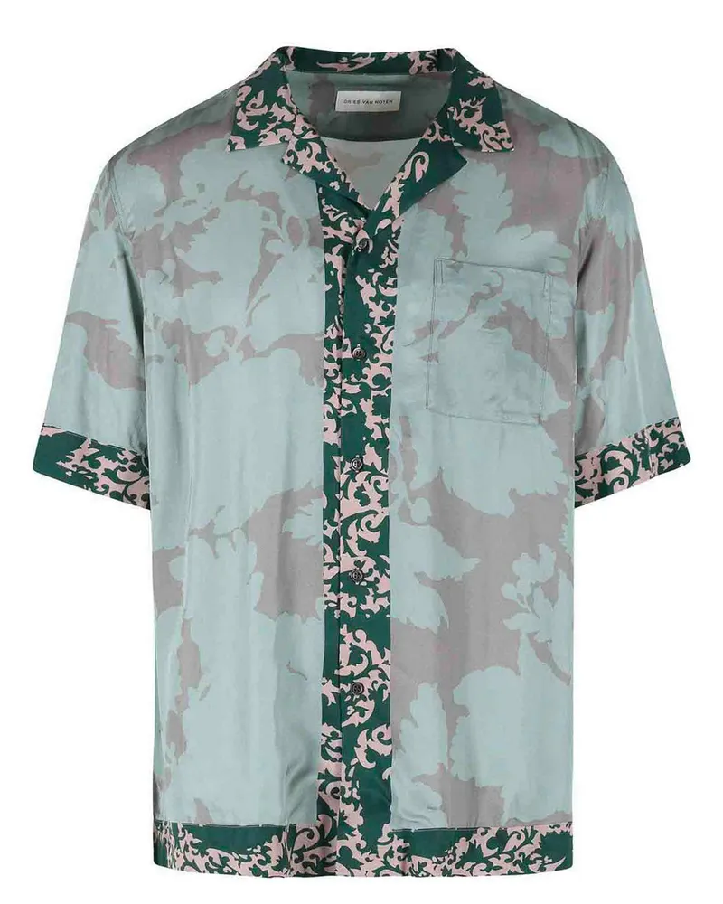 Dries van Noten Carltone 3082 M.w.shirt 020742.3082 Blau