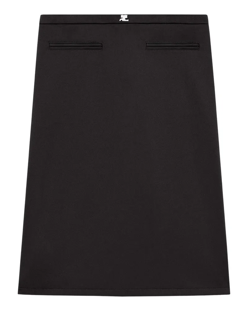 Courrèges Interlock Tracksuit Skirt Schwarz