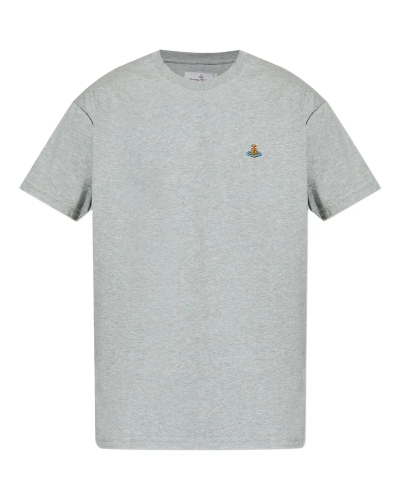 Vivienne Westwood Classic T-shirt Multicolor Orb Grau