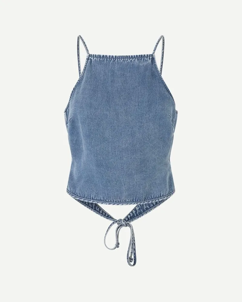 Samsøe & Samsøe Sabellagio Top Blau