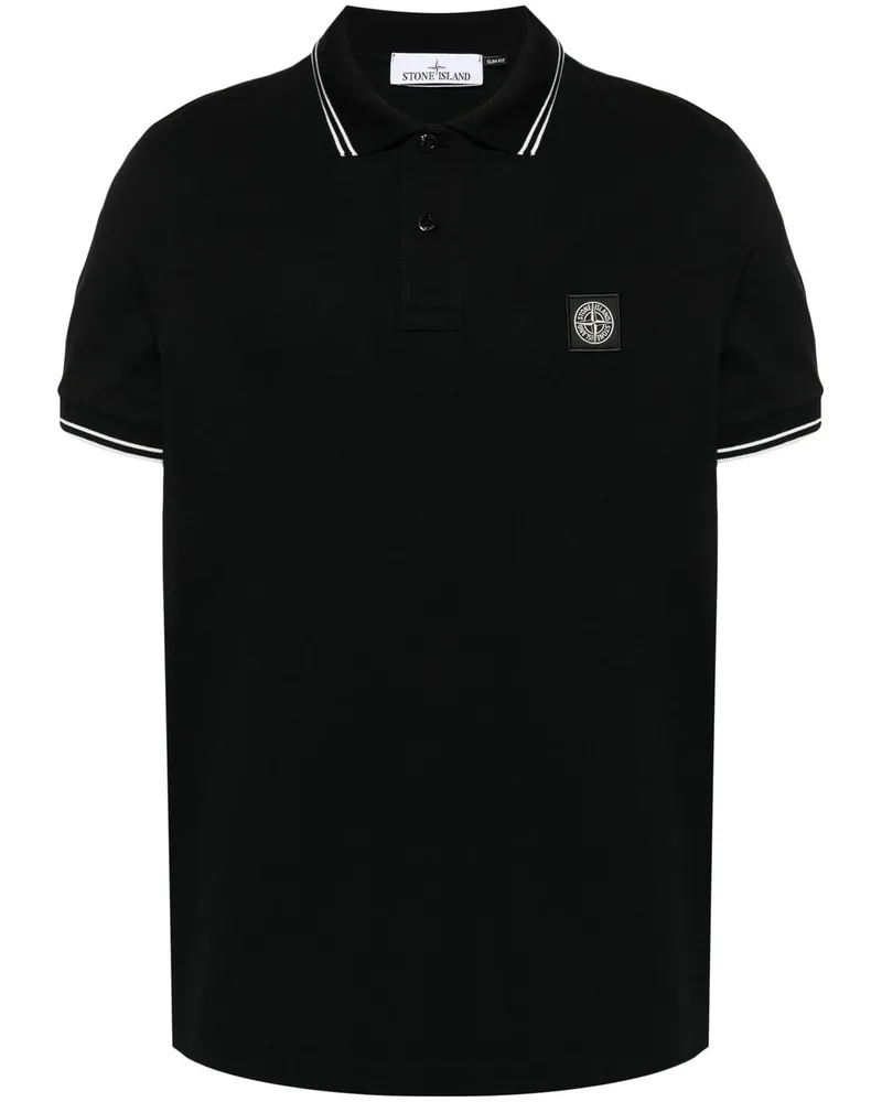 Stone Island ss Polo Schwarz