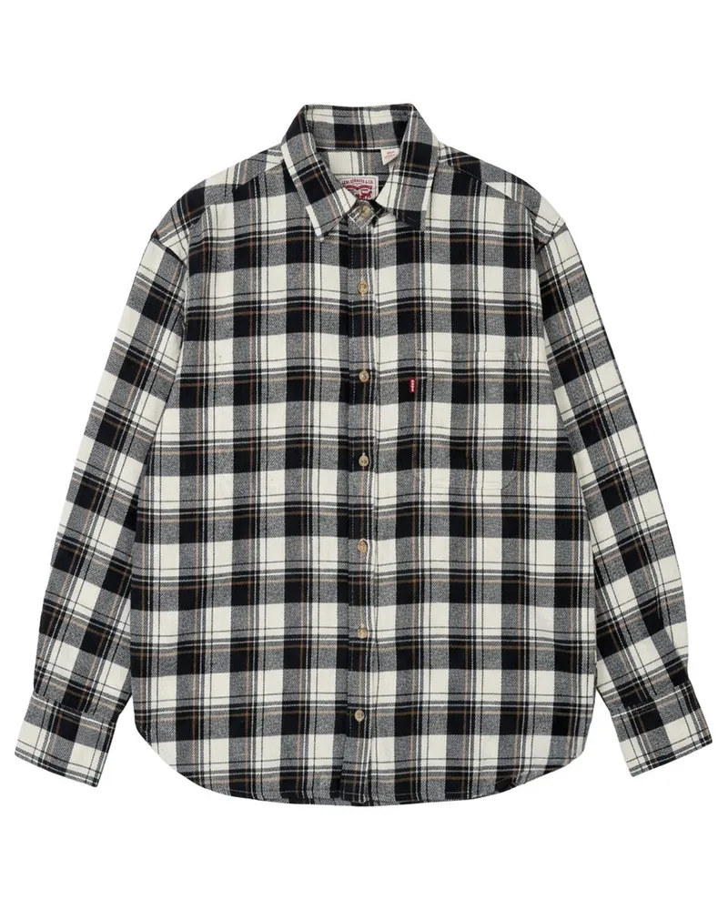 Levi's Nash Flannel Shirt Antracite Grau