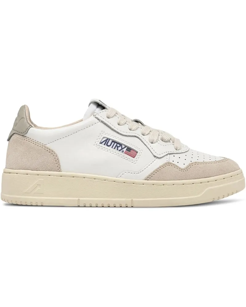 AUTRY Medalist Low Man Leat/suede Weiß