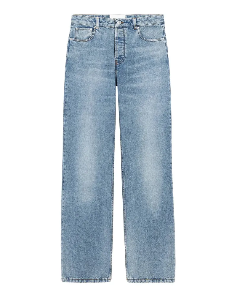 AMI Paris Large Fit Jeans Blau