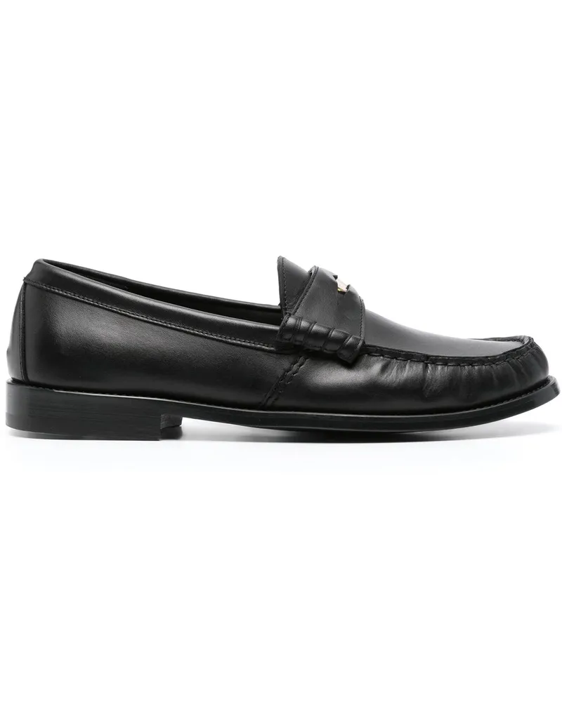RHUDE Kalbsleder Penny Loafer Rhps24fo01619372 Schwarz