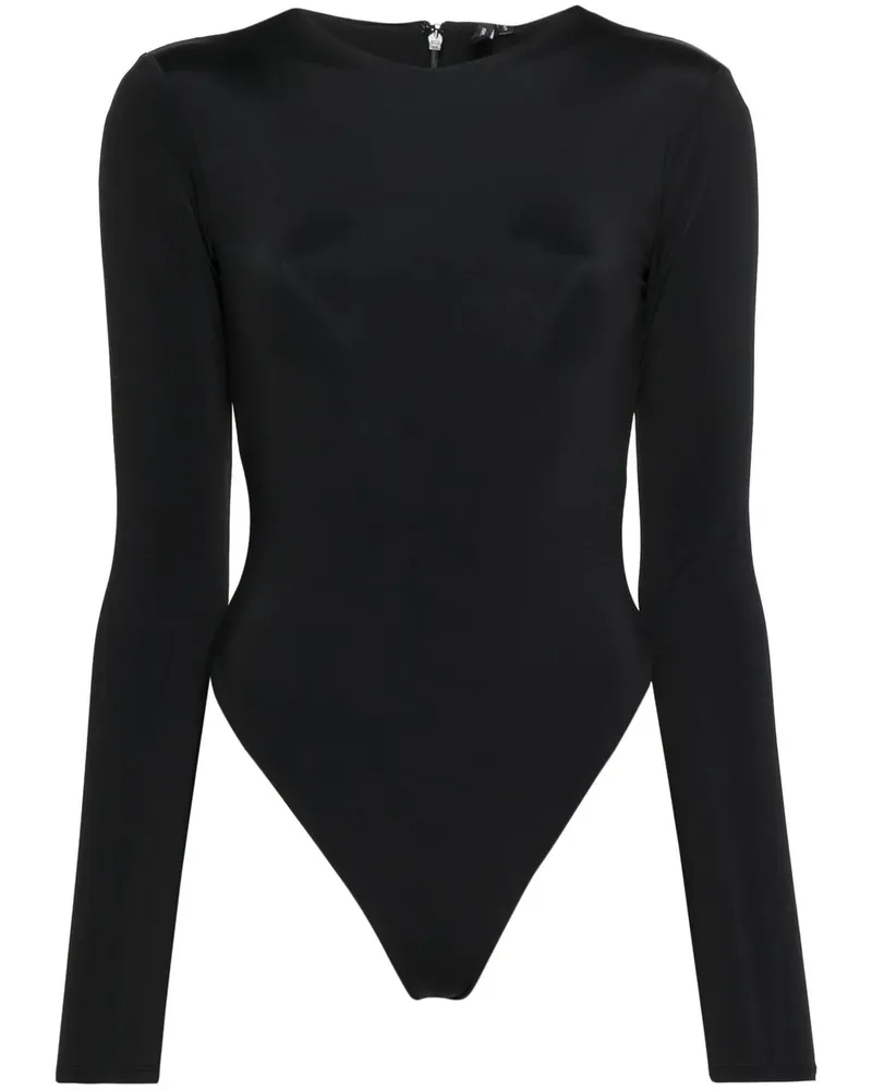 Entire Studios ls Bodysuit - Nylon Spandex Soot Schwarz