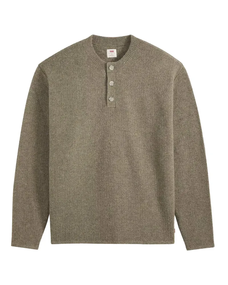 Levi's Woodacre Henley Sweater Braun