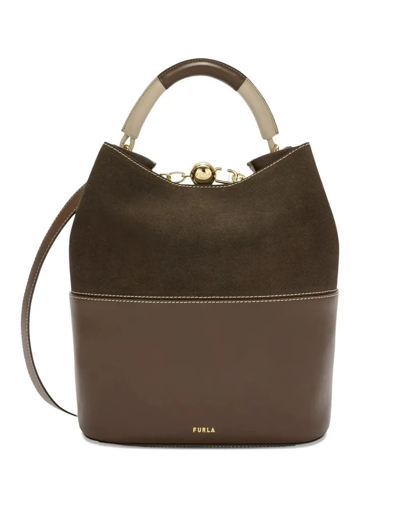 Furla Sfera s Bucket Bag 26 Braun