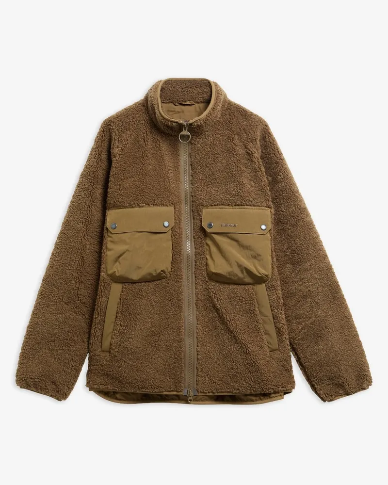 Barbour Re-eng Lanton Hybrid Cas Jkt Braun