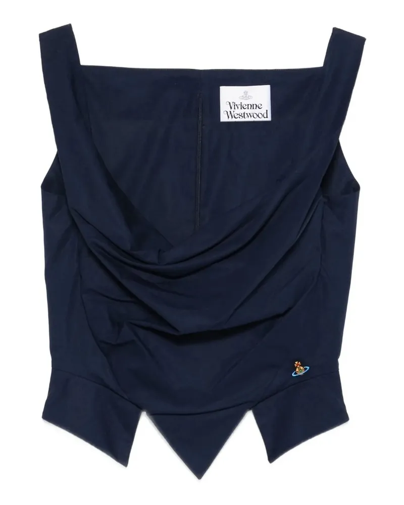 Vivienne Westwood Sleeveless Sunday Top Blau