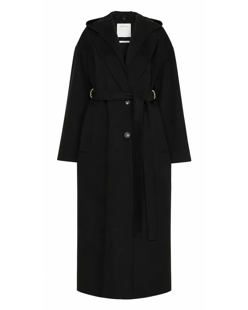 SPORTMAX Cappotto Over Spxolmo Schwarz