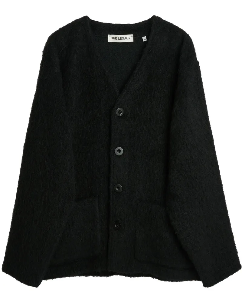 Our Legacy Cardigan M4206cbm Schwarz
