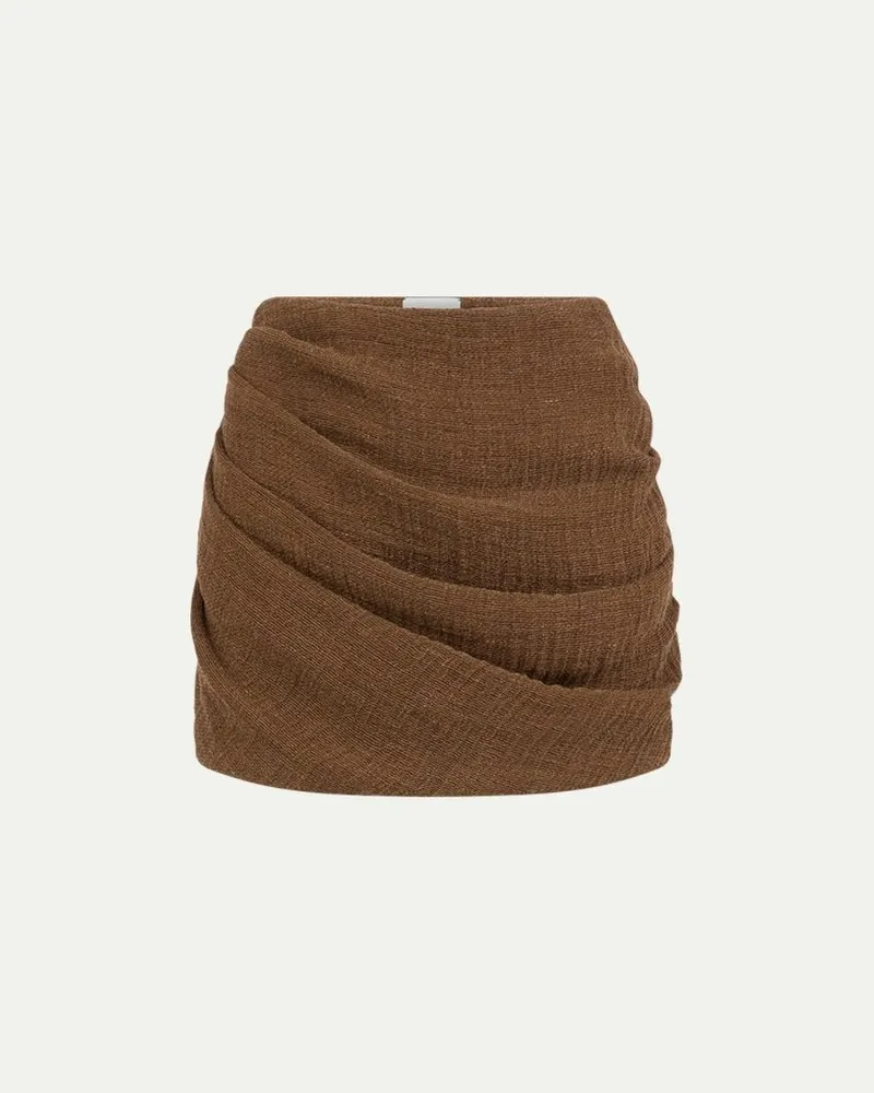 Le Kasha 1918 Draped Skirt Braun