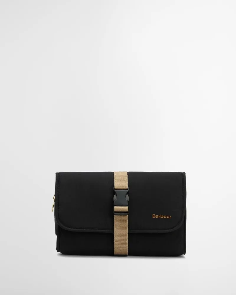 Barbour Transport Hanging Washbag Schwarz