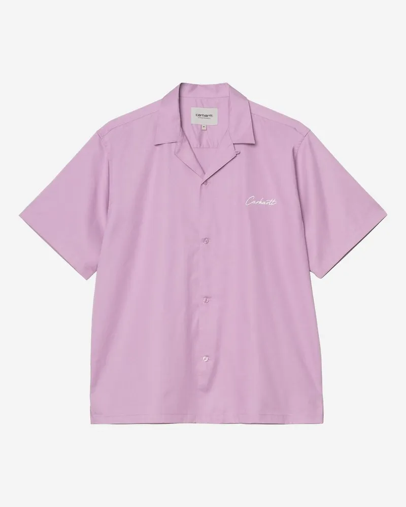 Carhartt WIP S/s Delray Shirt Rose
