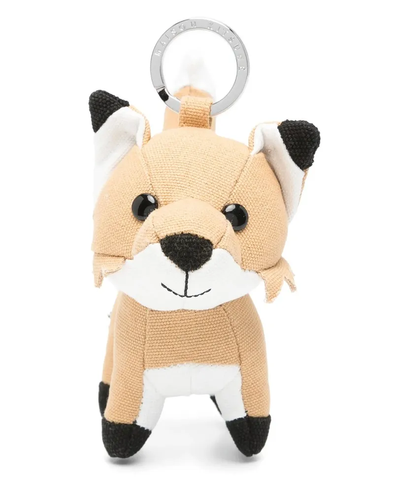 Kitsuné Fox Bag Charm Beige