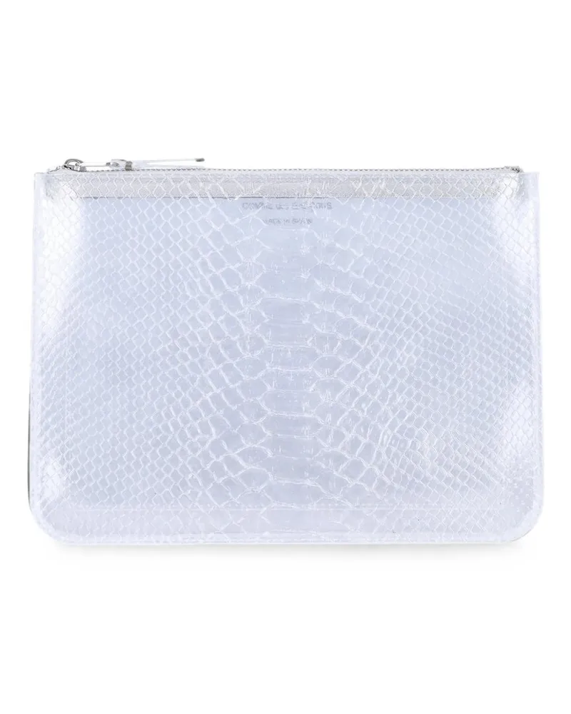 Comme des Garçons Wallet / Snake Transparent Weiß