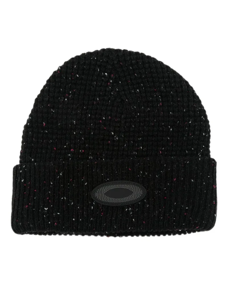 Oakley Ellipse Waffle Beanie Schwarz