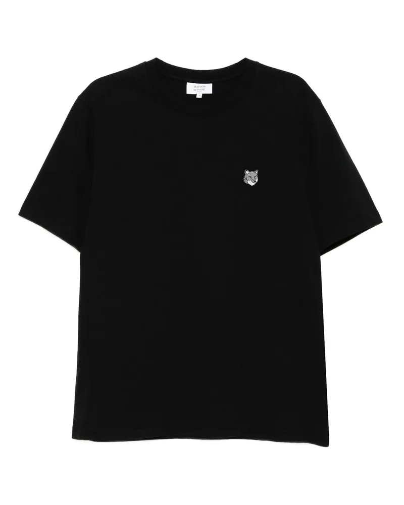 Kitsuné Fox Head Comfort Tee-shirt Schwarz