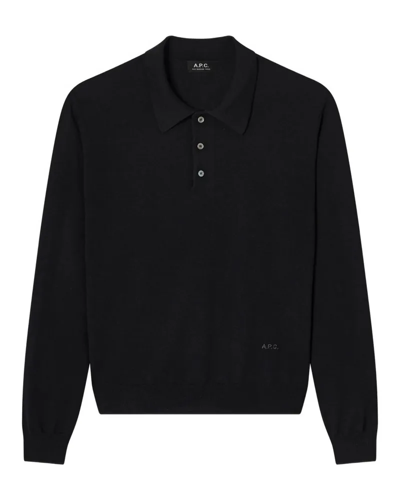 A.P.C. Polo Riou Schwarz