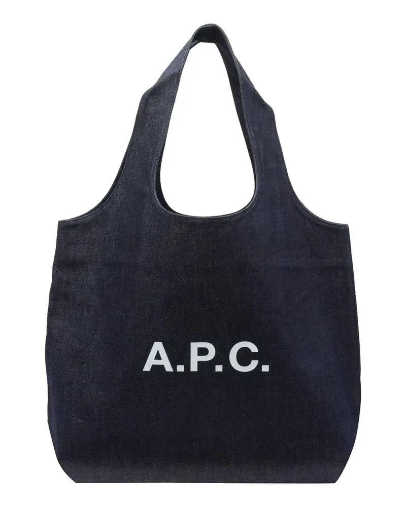 A.P.C. Tote Ninon Blu Blau