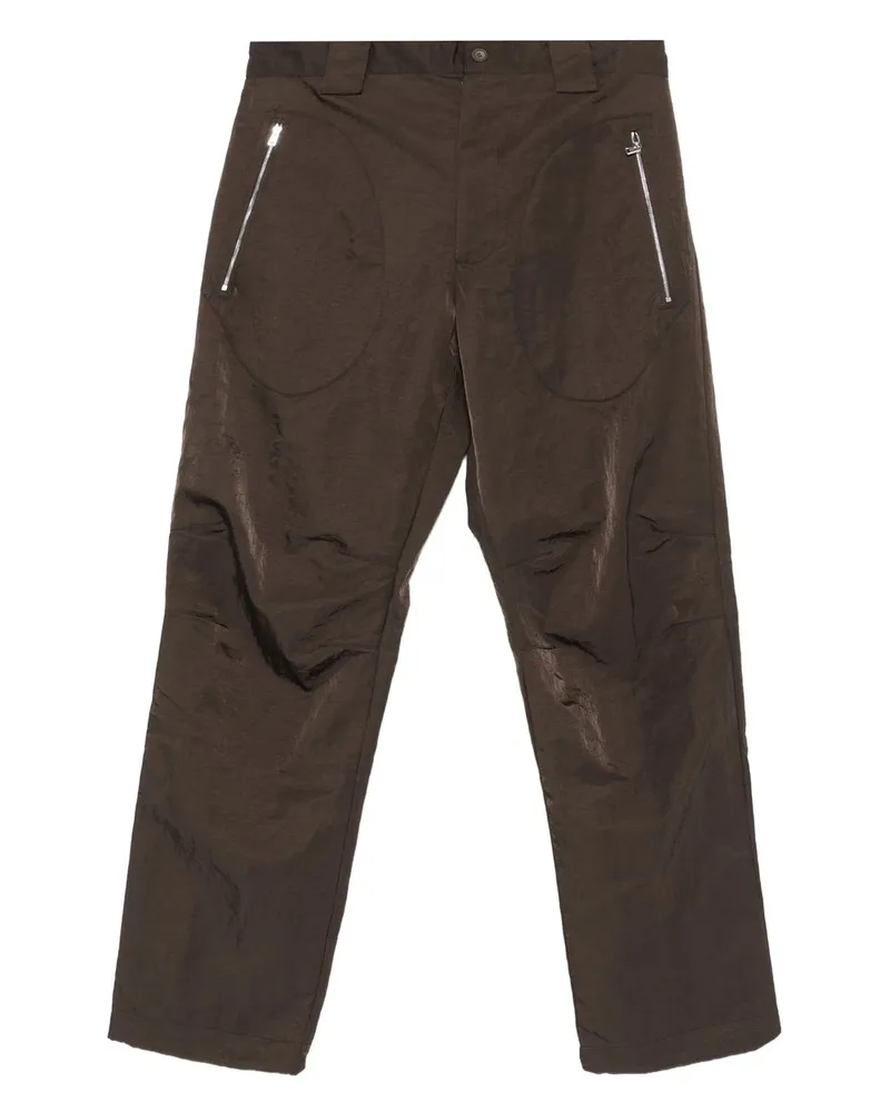 RANRA Wilder Nylon Cargo Pants Braun