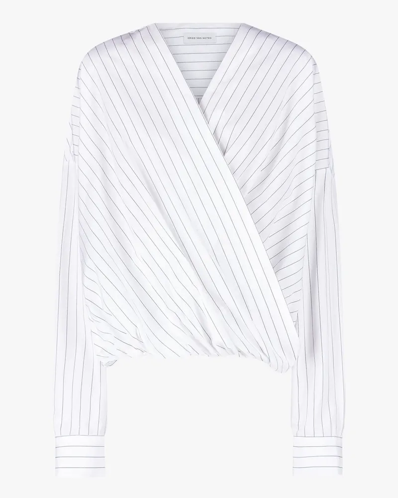 Dries van Noten 01170 Camiel 2021 W.w.shirt Blau