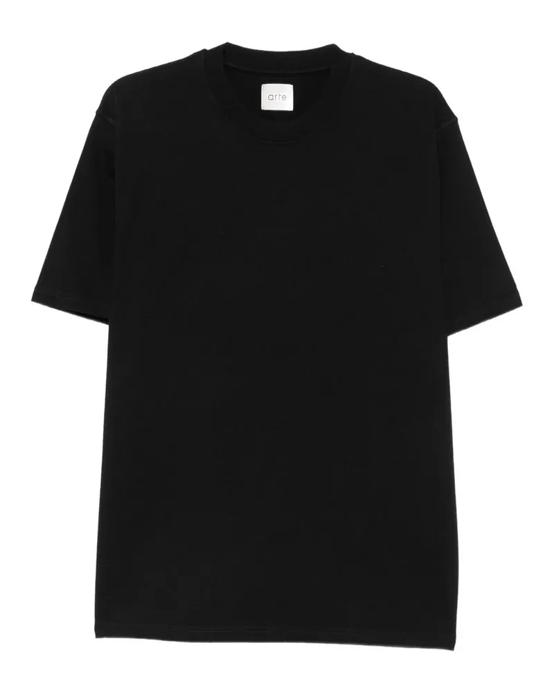 Arte Antwerp Serial Stamp T-shirt Schwarz