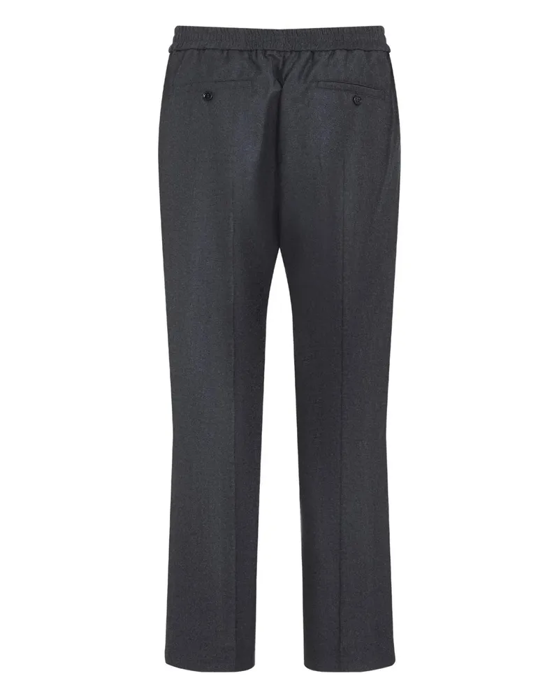 AMI Paris Trousers Elasticated Waist Grau