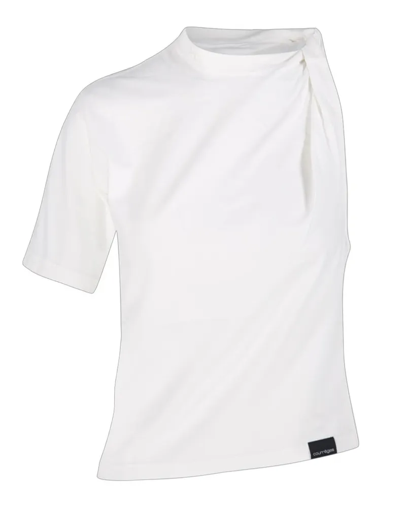 Courrèges Twist T-shirt Weiß