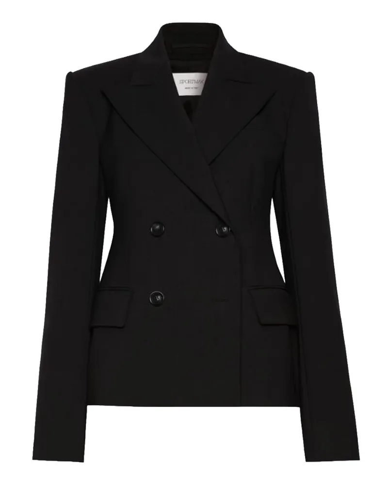 SPORTMAX Blazer Doppiopetto Spxfresia Schwarz