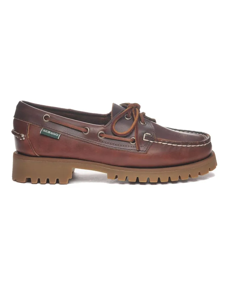 Sebago Mocassini Waxy Braun