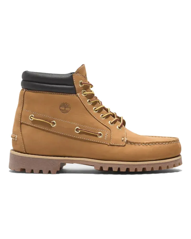 Timberland Echtes Mid-Lace-Up-Boot Beige