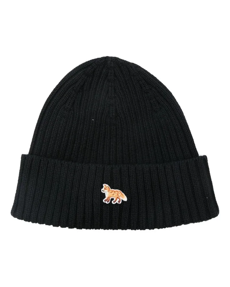 Kitsuné Baby Fox Beanie Schwarz