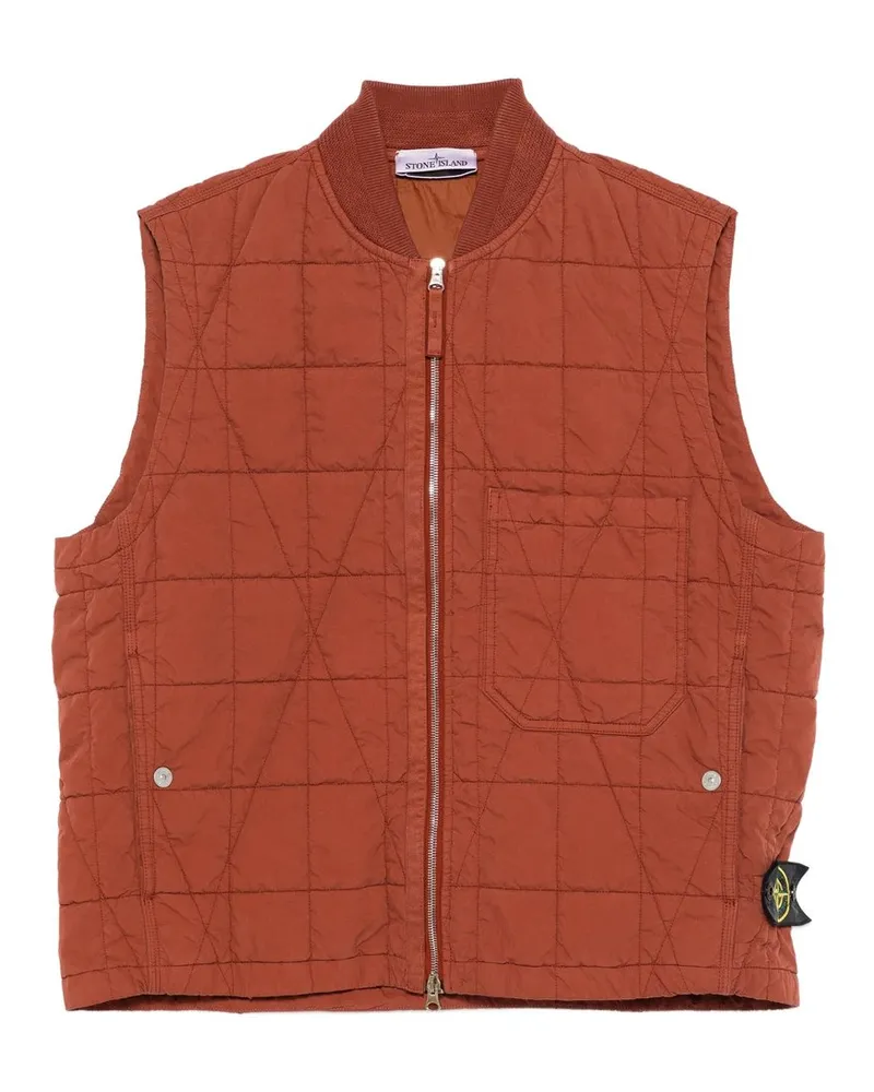 Stone Island Giubbotto Senza Maniche Braun