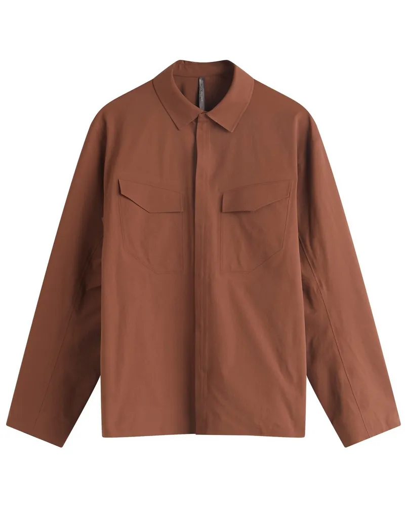 Arc'teryx Veilance Field ls Shirt m Braun