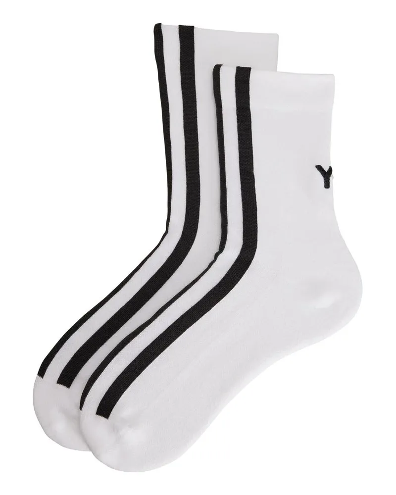 Y-3 Strp Sock Bianco Weiß