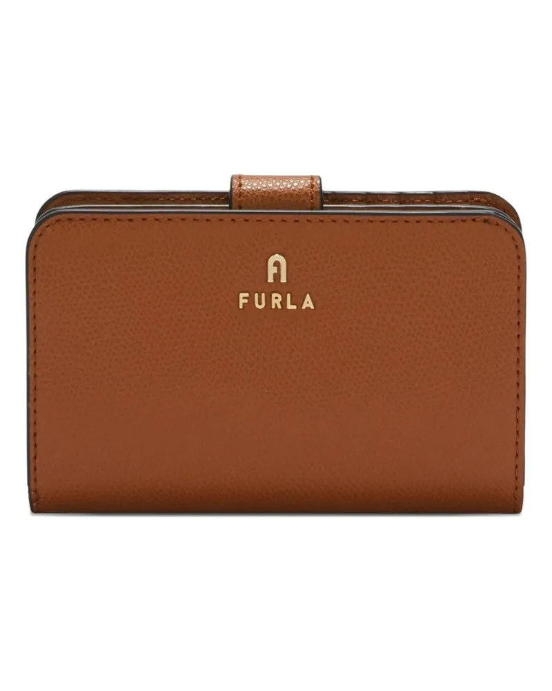 Furla Camelia m Compact Wallet Braun