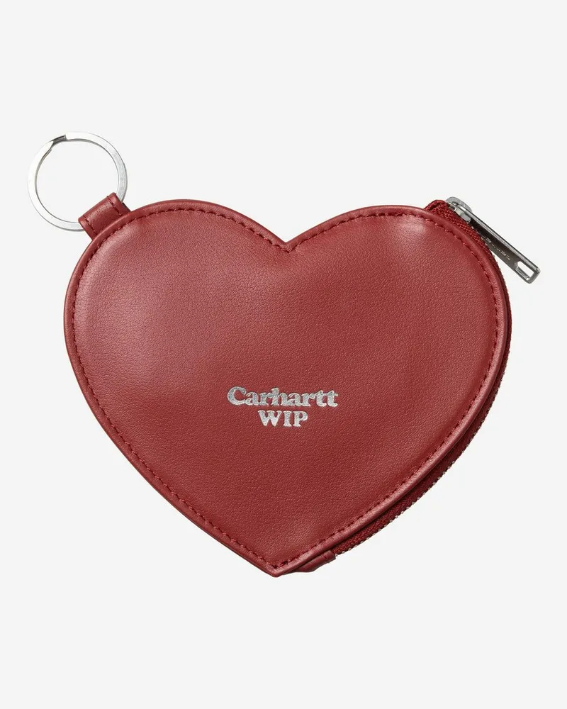 Carhartt WIP Hartt Coin Wallet Rot