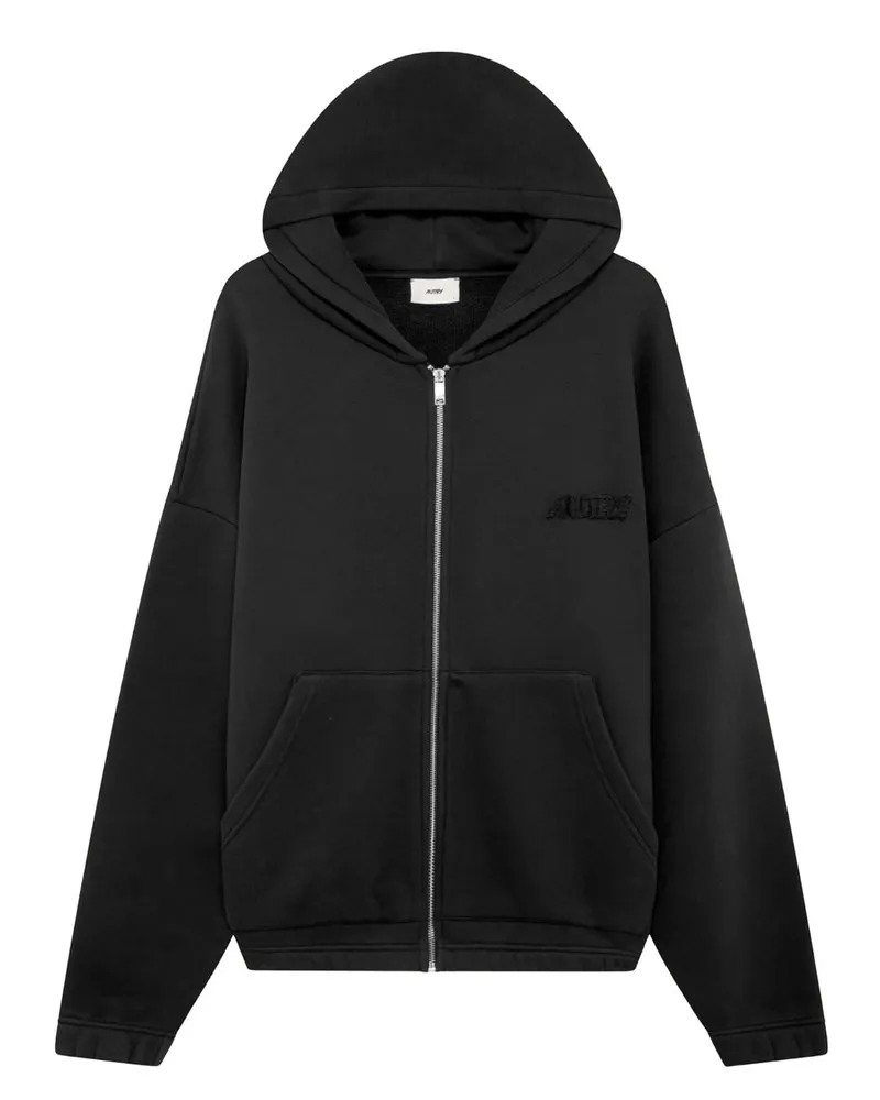AUTRY Hoodie Zip Schwarz