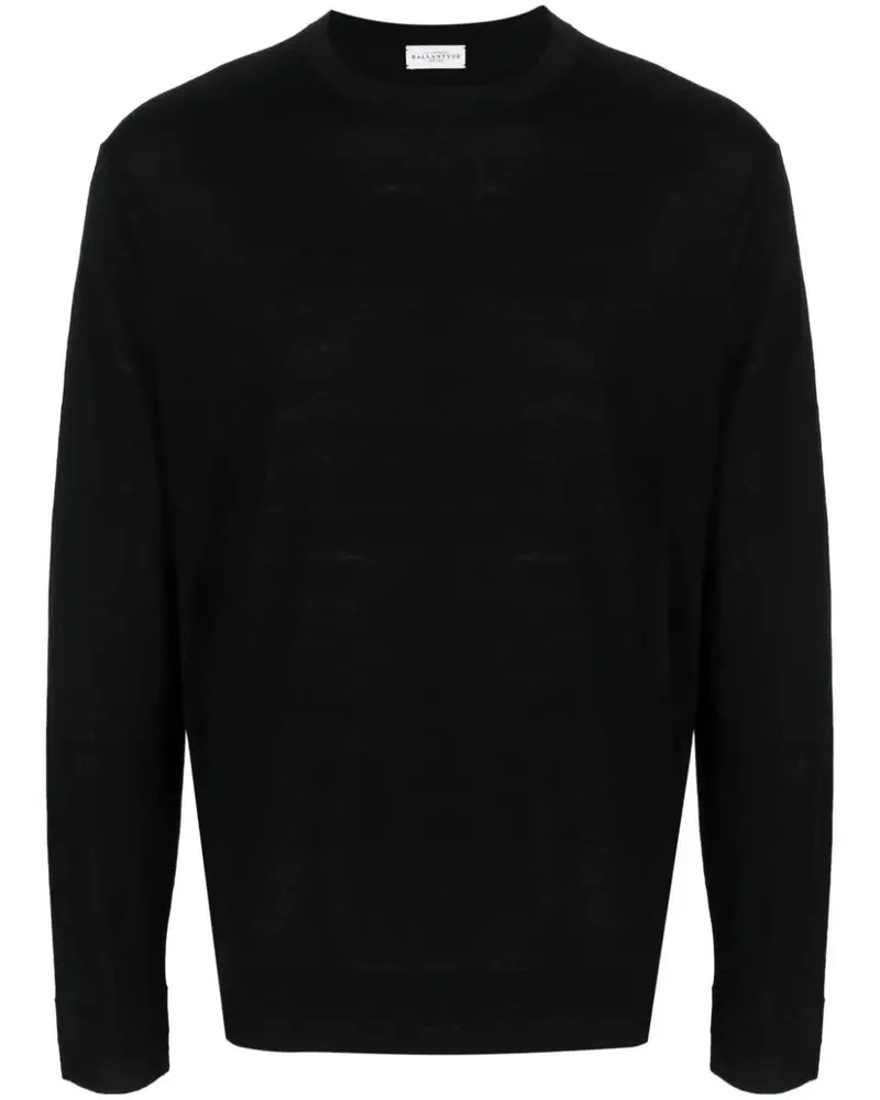 Ballantyne r Hals Pullover B2p12016w0215517 Schwarz